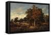 Landscape with Gipsy Encampment-null-Framed Stretched Canvas