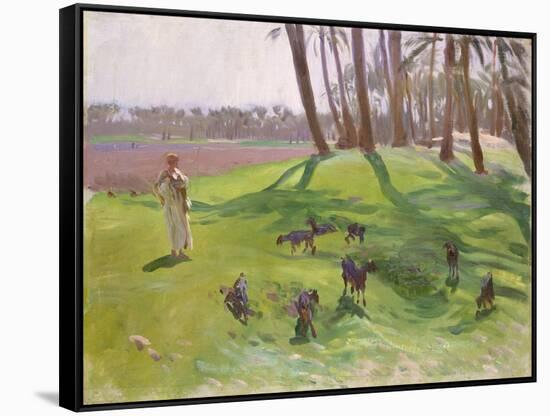 Landscape with Goatherd, 1890–91-John Singer Sargent-Framed Stretched Canvas