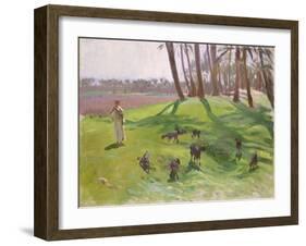 Landscape with Goatherd, 1890–91-John Singer Sargent-Framed Giclee Print