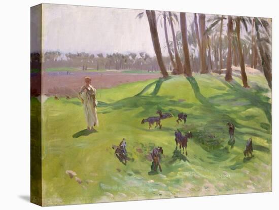Landscape with Goatherd, 1890–91-John Singer Sargent-Stretched Canvas