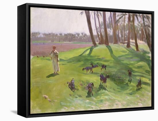 Landscape with Goatherd, 1890–91-John Singer Sargent-Framed Stretched Canvas