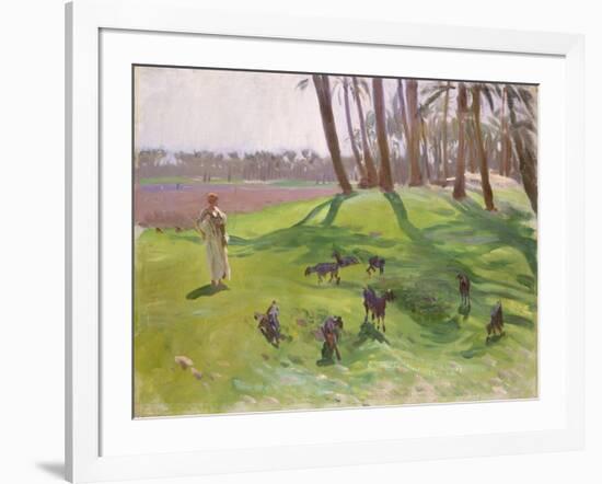 Landscape with Goatherd, 1890–91-John Singer Sargent-Framed Giclee Print