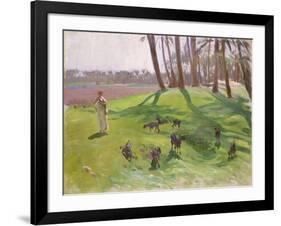 Landscape with Goatherd, 1890–91-John Singer Sargent-Framed Giclee Print