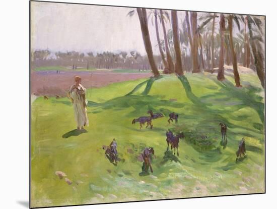 Landscape with Goatherd, 1890–91-John Singer Sargent-Mounted Giclee Print