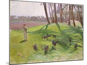 Landscape with Goatherd, 1890–91-John Singer Sargent-Mounted Giclee Print