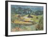 Landscape with Goods Train and Barges-Pierre Bonnard-Framed Collectable Print