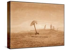 Landscape with Graves, Ca 1836-Caspar David Friedrich-Stretched Canvas