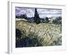 Landscape with Green Corn-Vincent van Gogh-Framed Giclee Print