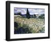 Landscape with Green Corn-Vincent van Gogh-Framed Premium Giclee Print