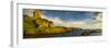 Landscape with Gylen Castle and coastline, Isle of Kerrera, Scotland, UK-Panoramic Images-Framed Photographic Print