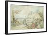 Landscape with Gypsy Fortune-Tellers-Hendrik Avercamp-Framed Giclee Print