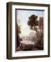 Landscape with Hagar and the Angel, 1646-Claude Lorraine-Framed Giclee Print