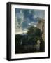 Landscape with Hagar and the Angel-Nicolas Poussin-Framed Premium Giclee Print