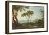 Landscape with Harlech Castle-John Varley-Framed Giclee Print