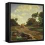 Landscape with Haywagon, circa 1858-Valentin Ruths-Framed Stretched Canvas