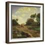 Landscape with Haywagon, circa 1858-Valentin Ruths-Framed Giclee Print