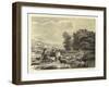 Landscape with Herders and Animals-Balthasar Paul Ommeganck-Framed Giclee Print