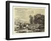 Landscape with Herders and Animals-Balthasar Paul Ommeganck-Framed Giclee Print