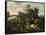 Landscape with Herdsmen and Cattle, Dirck Van Bergen-Dirck van Bergen-Framed Stretched Canvas