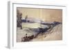 Landscape with Horse and Cart, 1883-John Gilbert-Framed Giclee Print