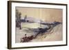 Landscape with Horse and Cart, 1883-John Gilbert-Framed Giclee Print