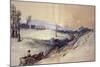 Landscape with Horse and Cart, 1883-John Gilbert-Mounted Giclee Print