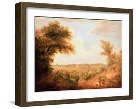 Landscape with House, 18th Century-Thomas Gainsborough-Framed Giclee Print