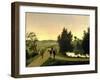 Landscape with Hunters-Ignati Stepanovich Shchedrovsky-Framed Giclee Print