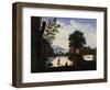 Landscape with Indians, 1880-American School-Framed Giclee Print