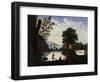 Landscape with Indians, 1880-American School-Framed Giclee Print