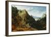 Landscape with Iron Mines-Lucas van Valckenborch-Framed Giclee Print