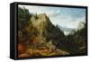 Landscape with Iron Mines-Lucas van Valckenborch-Framed Stretched Canvas