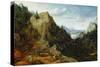 Landscape with Iron Mines-Lucas van Valckenborch-Stretched Canvas