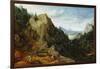 Landscape with Iron Mines-Lucas van Valckenborch-Framed Giclee Print