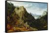 Landscape with Iron Mines-Lucas van Valckenborch-Framed Stretched Canvas