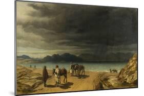 Landscape with Lake and Greek Soldiers-John Rogers Herbert-Mounted Giclee Print