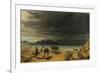 Landscape with Lake and Greek Soldiers-John Rogers Herbert-Framed Giclee Print