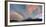 Landscape with Lake Grey and mountains at sunset, Patagonia, Chile-Panoramic Images-Framed Photographic Print