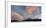 Landscape with Lake Grey and mountains at sunset, Patagonia, Chile-Panoramic Images-Framed Photographic Print
