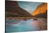 Landscape with Little Colorado River in canyon, Chuar Butte, Grand Canyon National Park, Arizona...-Panoramic Images-Stretched Canvas