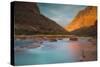 Landscape with Little Colorado River in canyon, Chuar Butte, Grand Canyon National Park, Arizona...-Panoramic Images-Stretched Canvas