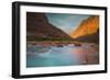 Landscape with Little Colorado River in canyon, Chuar Butte, Grand Canyon National Park, Arizona...-Panoramic Images-Framed Photographic Print