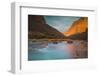 Landscape with Little Colorado River in canyon, Chuar Butte, Grand Canyon National Park, Arizona...-Panoramic Images-Framed Photographic Print