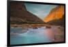 Landscape with Little Colorado River in canyon, Chuar Butte, Grand Canyon National Park, Arizona...-Panoramic Images-Framed Photographic Print