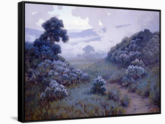 Landscape with Lupines-John Gamble-Framed Stretched Canvas