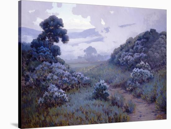 Landscape with Lupines-John Gamble-Stretched Canvas