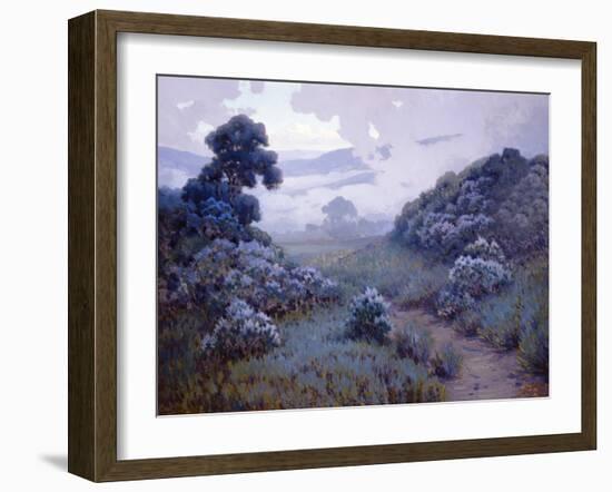 Landscape with Lupines-John Gamble-Framed Art Print