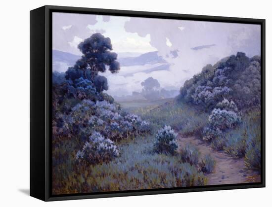 Landscape with Lupines-John Gamble-Framed Stretched Canvas