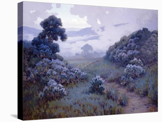 Landscape with Lupines-John Gamble-Stretched Canvas