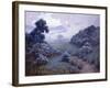 Landscape with Lupines-John Gamble-Framed Art Print